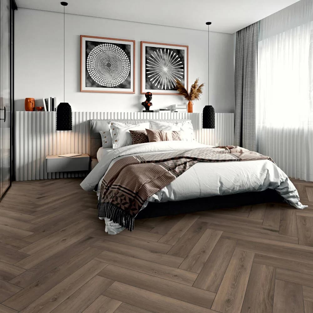 Herringbone Ferrara Oak, 1,238 м²