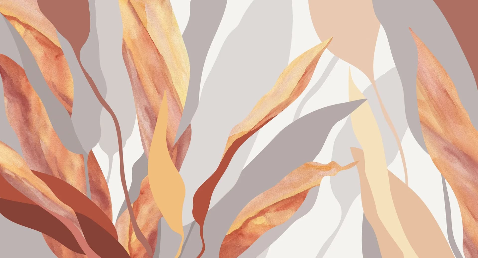 Фотообои Creativille CV-454362 (Abstract leaves 454362) — Creativille