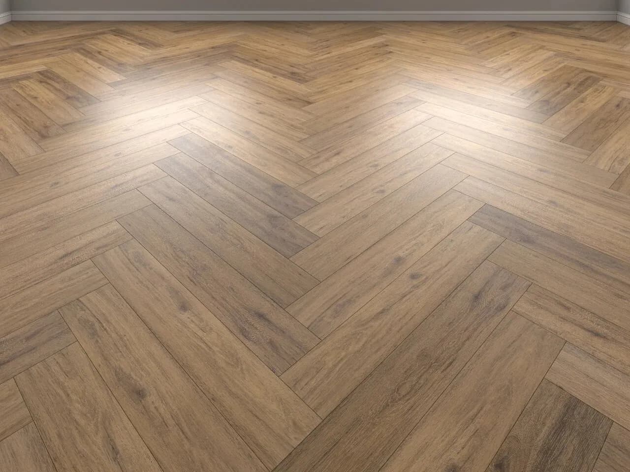 Vinilam Parquet Herringbone Click Паркет Де Вилль, 2,07 м²